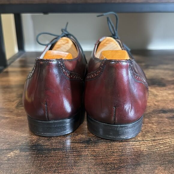 Mario‎ de Gerard burgundy oxfords size 9.5 - Picture 2 of 11